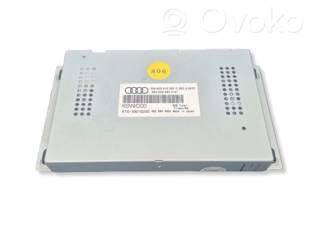 Audi A8 S8 D3 4E Radio/CD/DVD/GPS head unit 