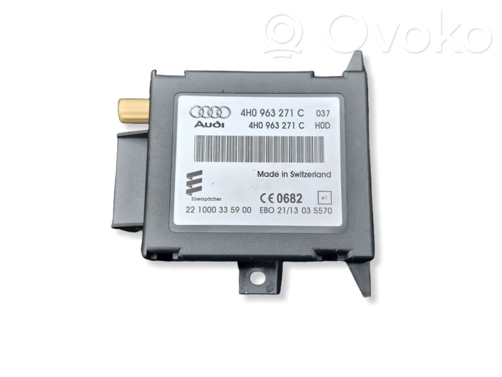 Audi A6 C7 Auxiliary heating control unit/module 