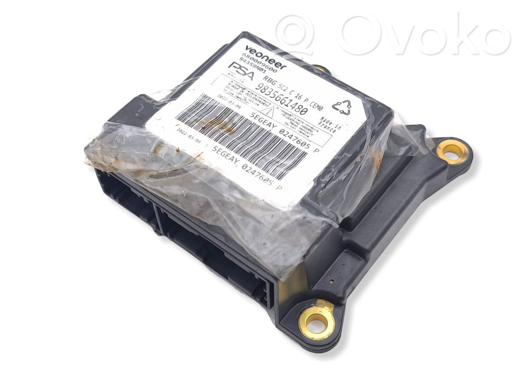 Citroen C4 III e-C4 Sterownik / Moduł Airbag 
