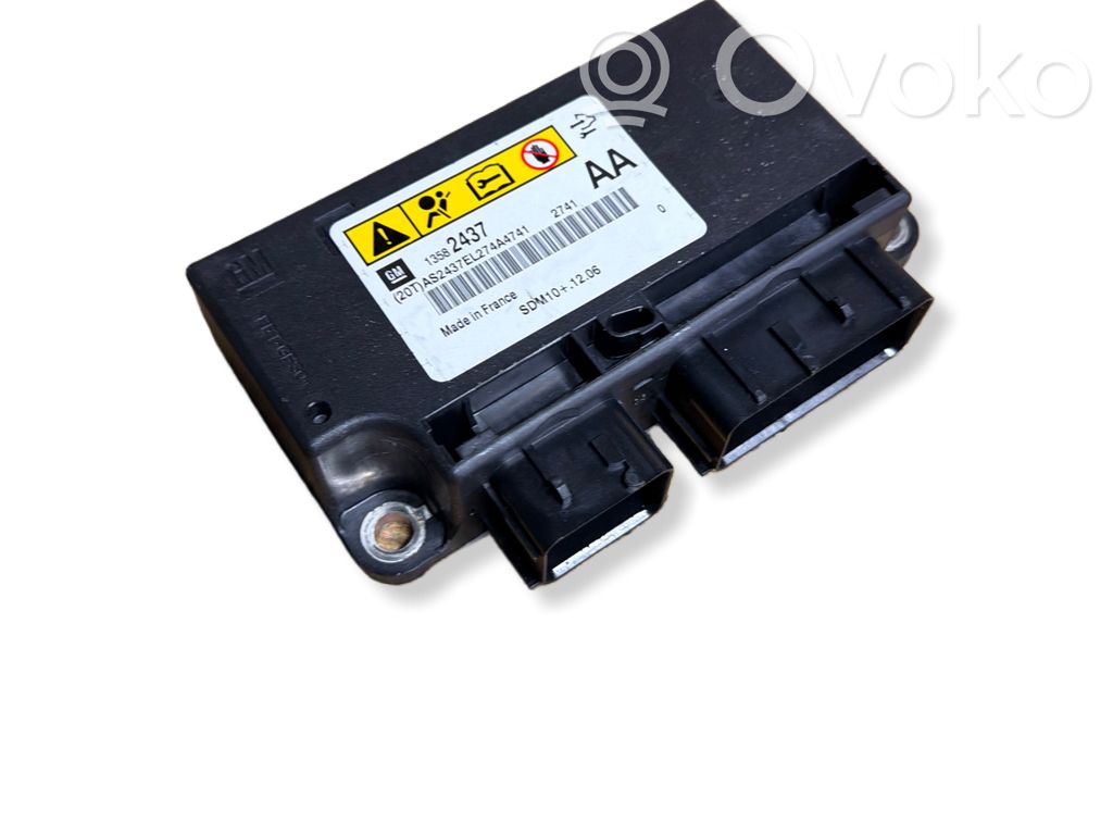 Airbag control unit/module   13582437,SDM101206,AS2437EL274A4741