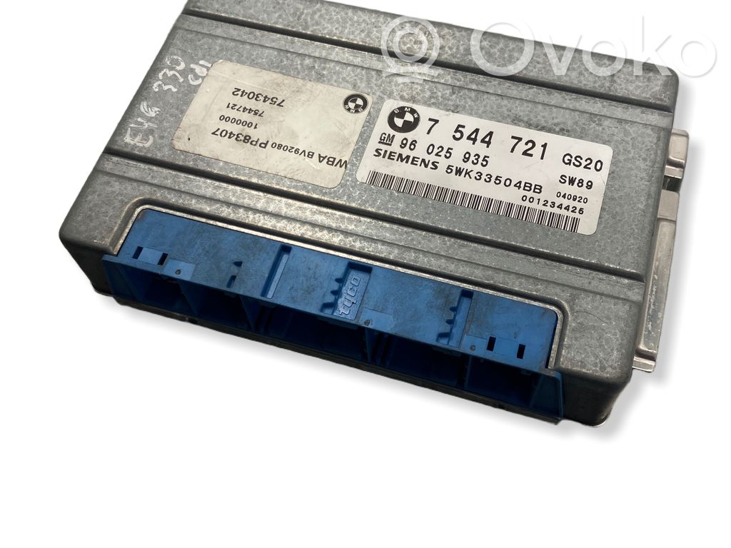 BMW 3 E46 Centralina/modulo scatola del cambio 