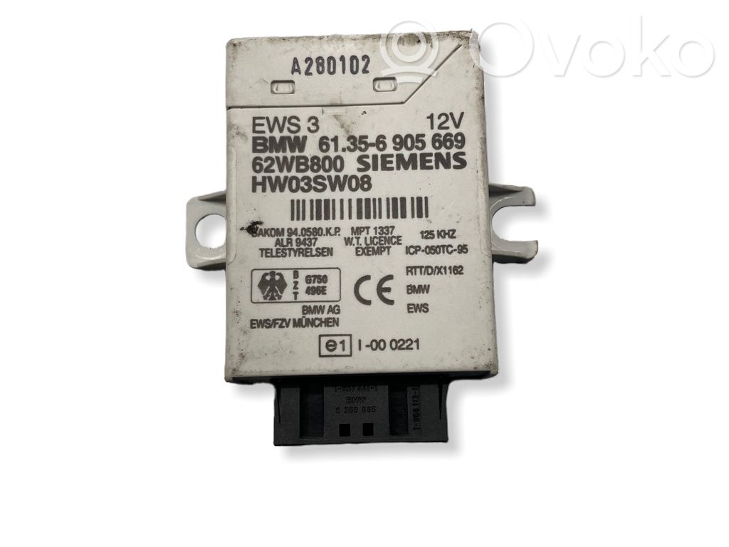 BMW 3 E46 Unitate/modul comandă imobilizator 