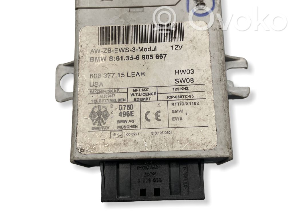 BMW 3 E46 Moduł / Sterownik immobilizera 