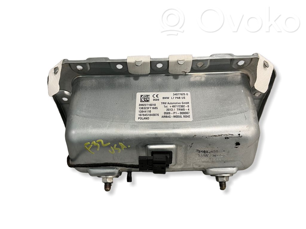BMW 4 F32 F33 Poduszka powietrzna Airbag pasażera 