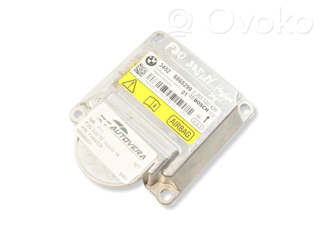 BMW 3 F30 F35 F31 Sterownik / Moduł Airbag 