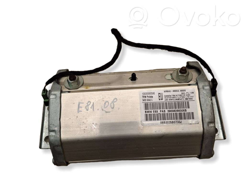 Airbag del pasajero   34009342C,1030353830045,39698286006B,08B2035B0733J