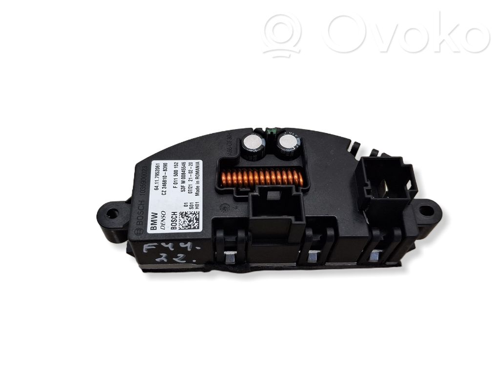 BMW 2 F44 Rezystor / Opornik dmuchawy nawiewu 