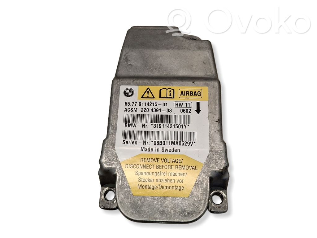 BMW 5 E60 E61 Airbag control unit/module 