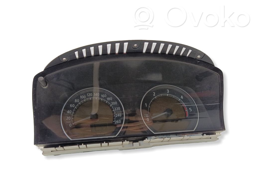 BMW 7 E65 E66 Spidometrs (instrumentu panelī) 