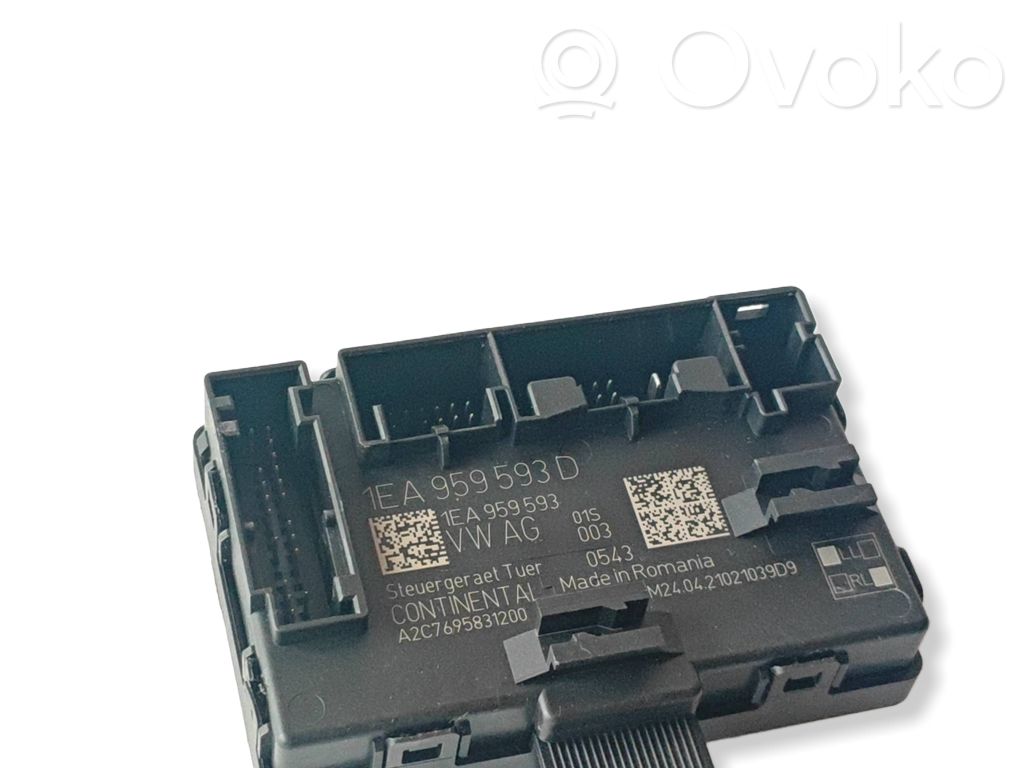 Volkswagen ID.3 Unité de commande module de porte 