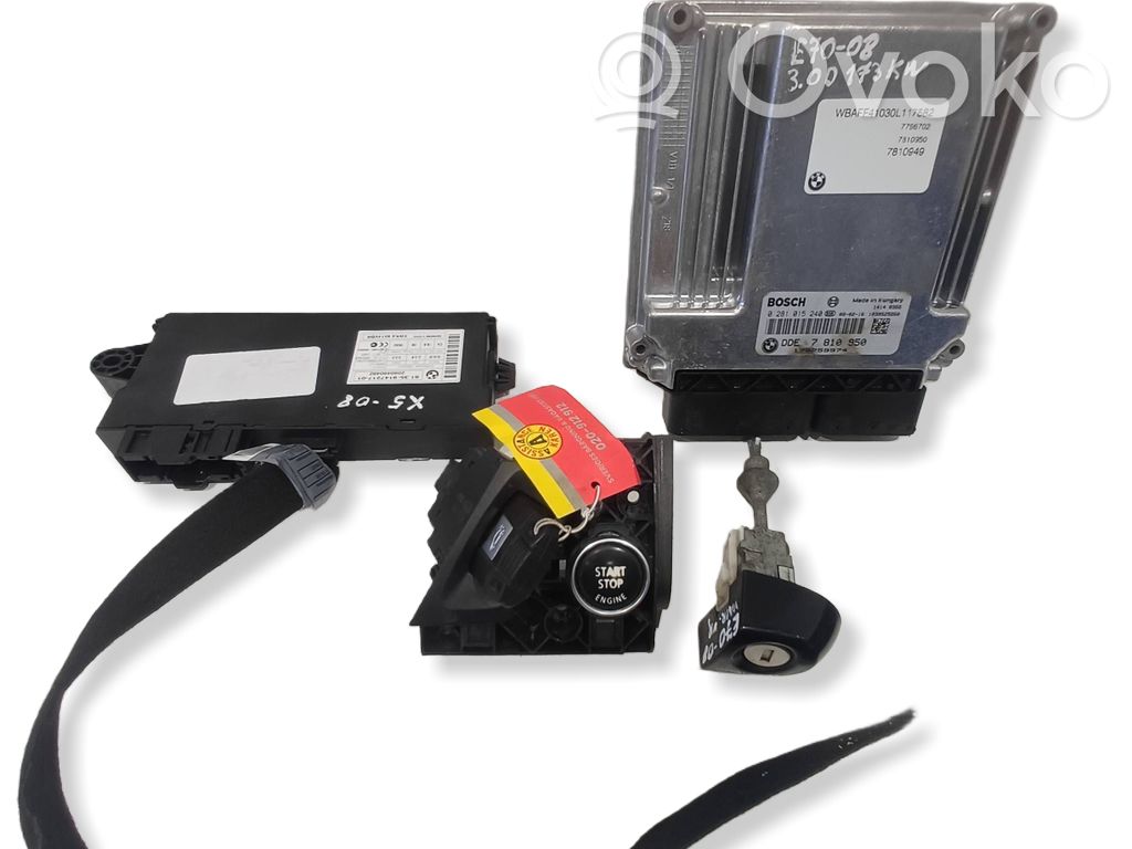 BMW X5 E70 Engine ECU kit and lock set 