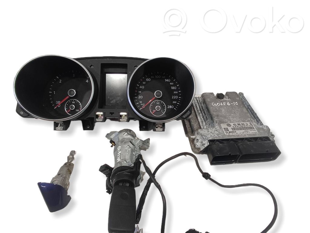 Volkswagen Golf VI Engine ECU kit and lock set 