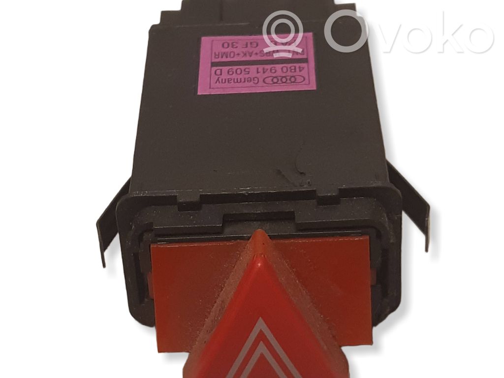 Audi A6 S6 C5 4B Botón interruptor de luz de peligro 