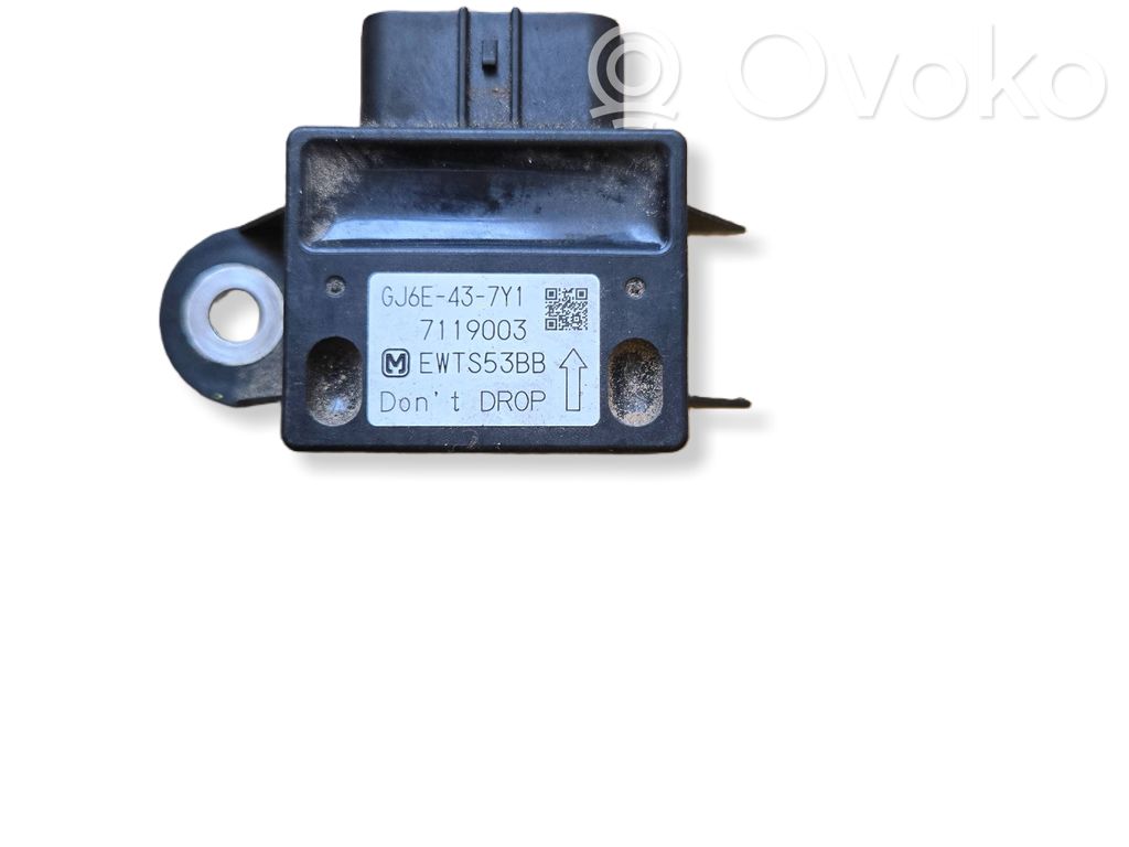 ESP acceleration yaw rate sensor   GJ6E437Y1,7119003,EWTS53BB