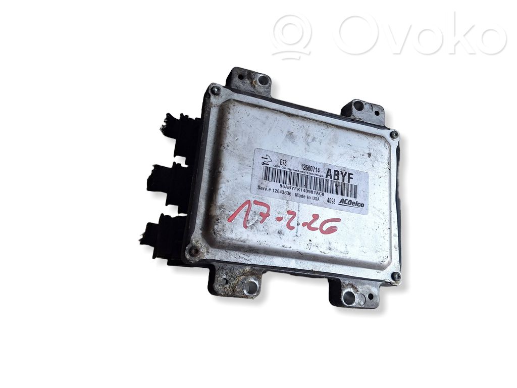 Opel Zafira C Engine control unit/module 