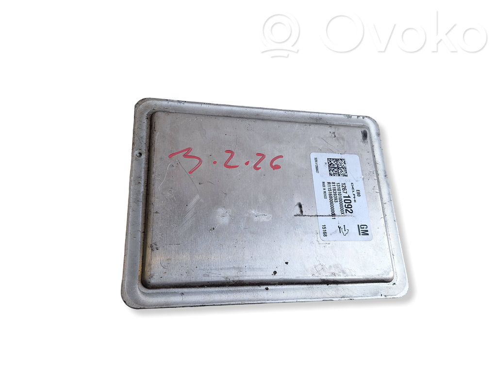 Vauxhall Astra K Engine control unit/module 