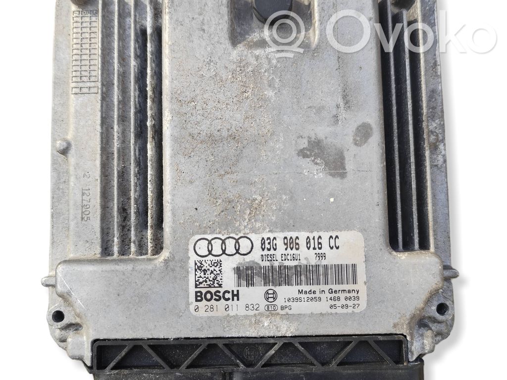 Audi A3 S3 8P Engine control unit/module 