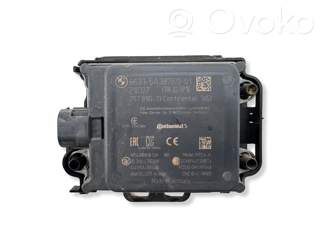 Radar / Czujnik Distronic   5A387E0,75789013,210327,66315A387E0,66315A387E001