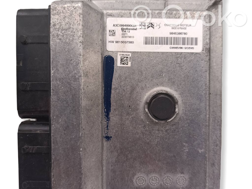 Engine control unit/module   9846386780,A3C0994990001,9815037580