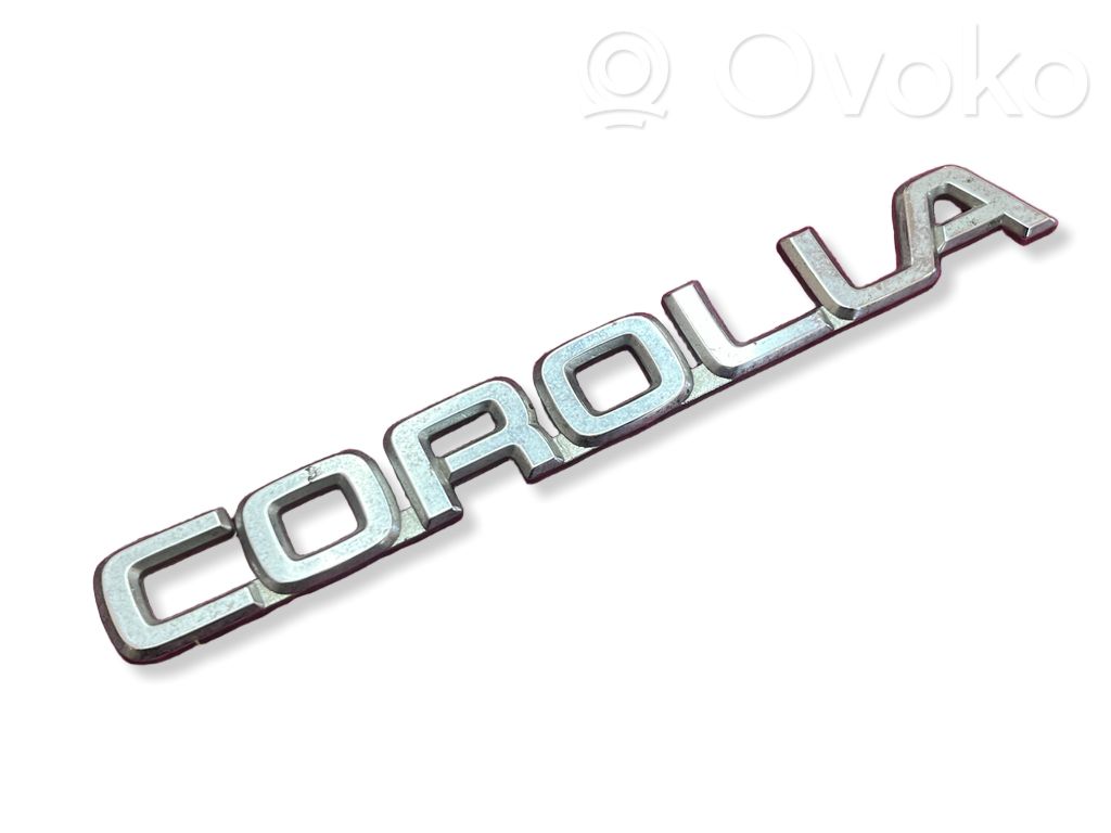 Toyota Corolla E10 Gamintojo ženkliukas/ modelio raidės 