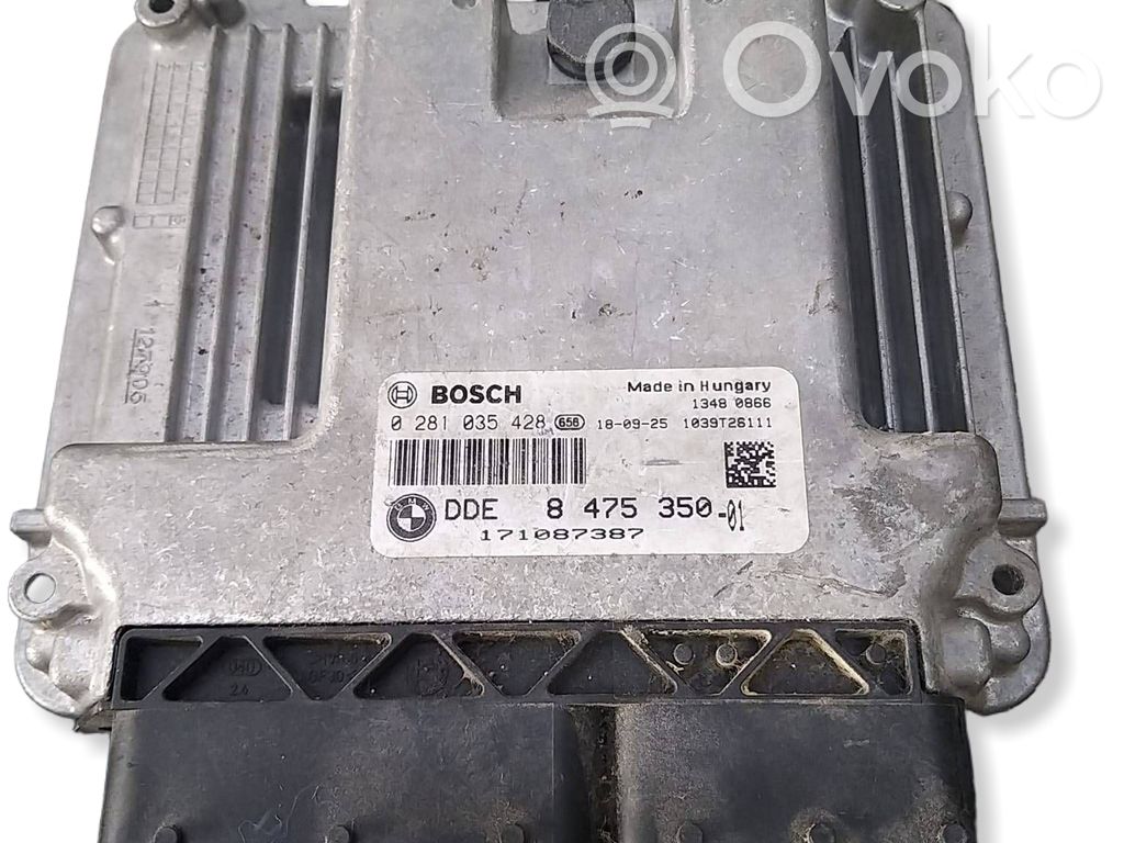 BMW 1 F20 F21 Engine control unit/module 