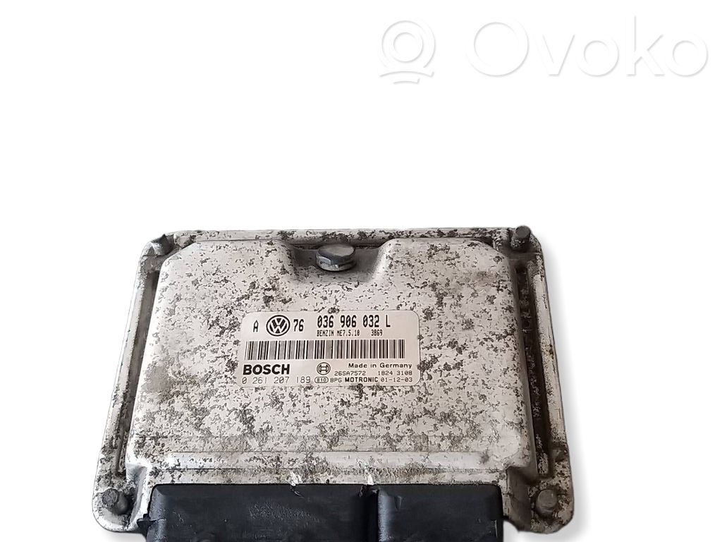 Engine control unit/module   036906032L,26SA7572,0261207189