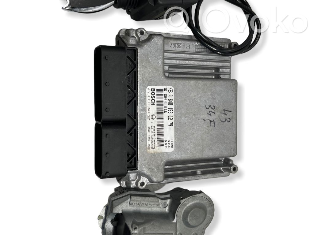 Mercedes-Benz E W211 Engine ECU kit and lock set 