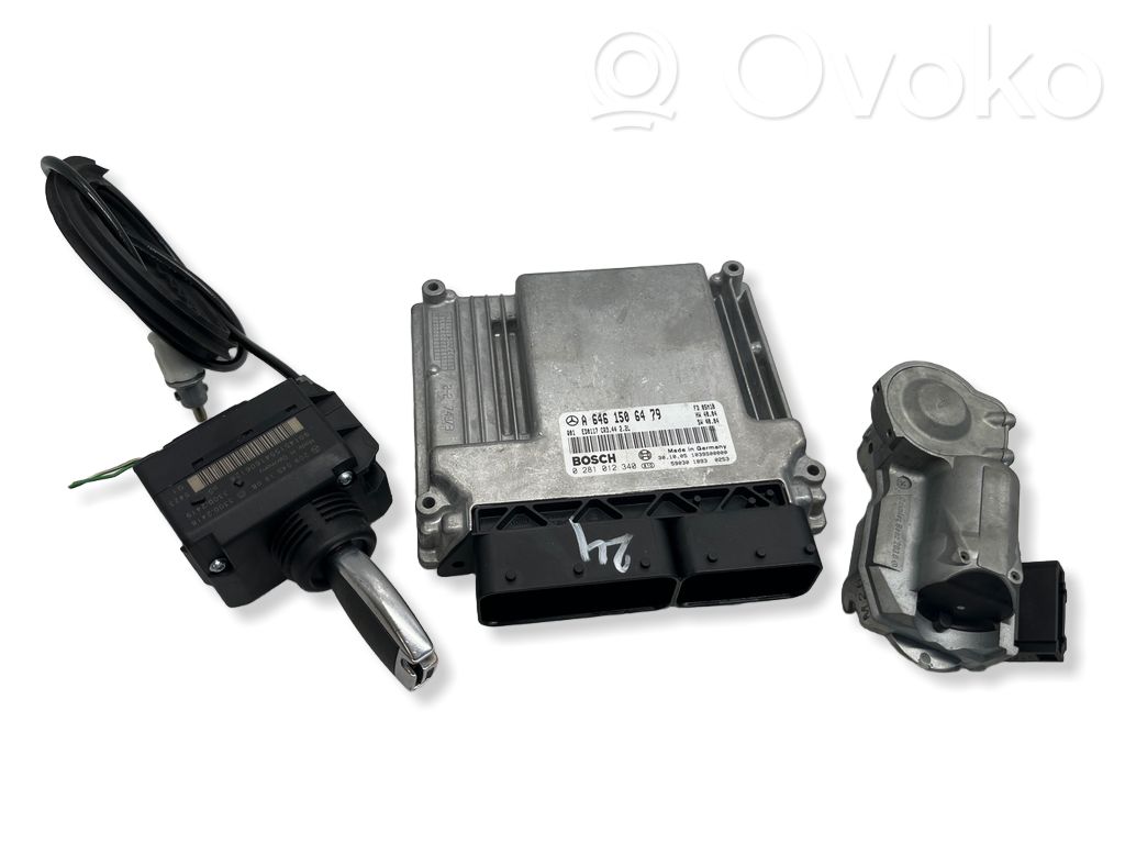 Mercedes-Benz CLK A209 C209 Engine ECU kit and lock set 
