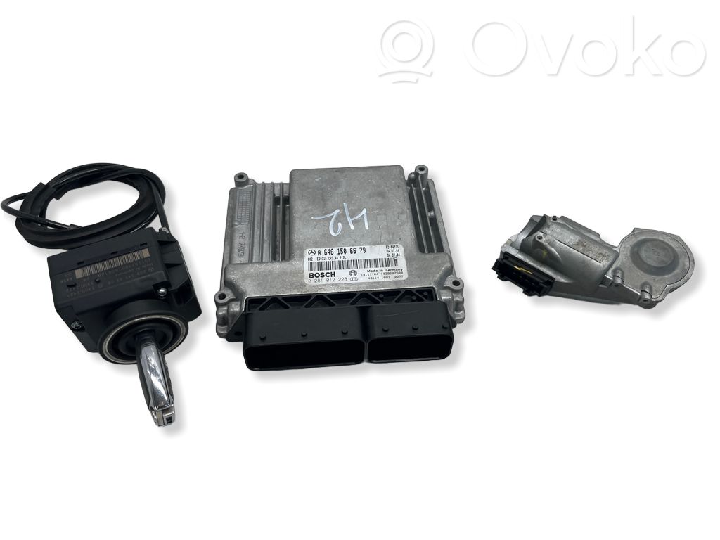 Mercedes-Benz C W203 Engine ECU kit and lock set 