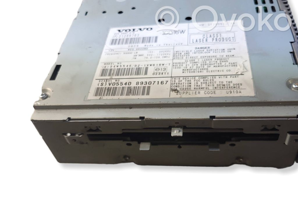 Volvo C30 Unitate principală radio/CD/DVD/GPS 