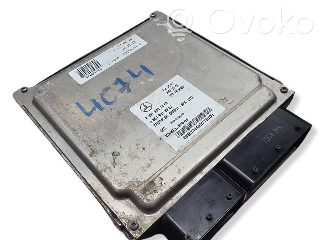 Engine control unit/module   6519003403,A6519003403,A6519013502