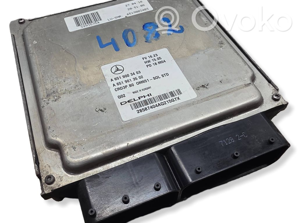 Mercedes-Benz Sprinter W906 Engine control unit/module 