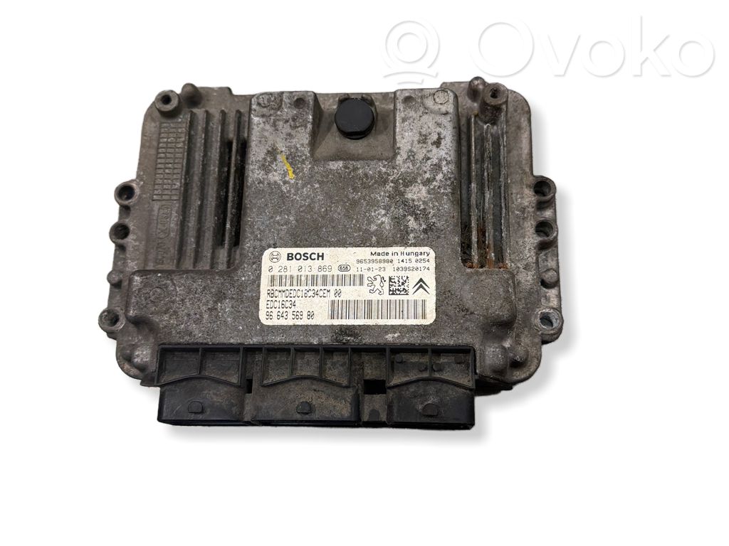 Peugeot Partner Unidad de control/módulo del motor 