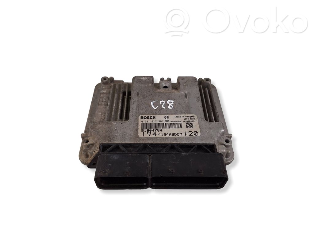 Engine control unit/module   51804784,0281012961