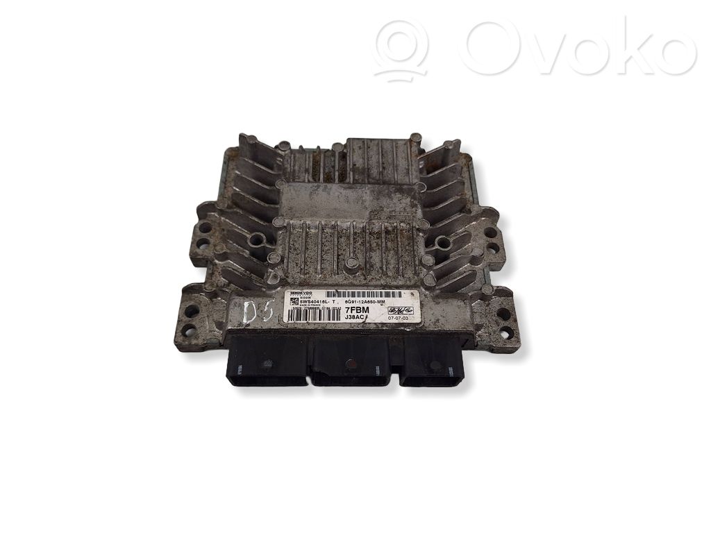 Engine control unit/module   6G9112A650MM,5WS40416L