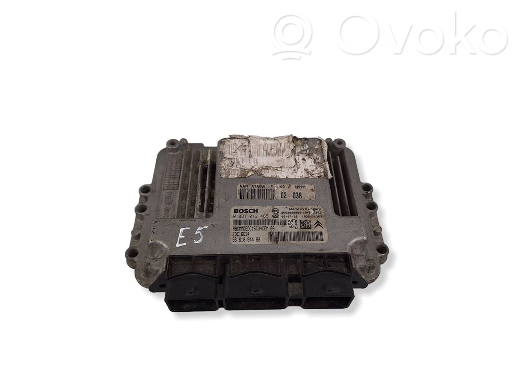 Engine control unit/module   9661004480,0281012465,9653958980