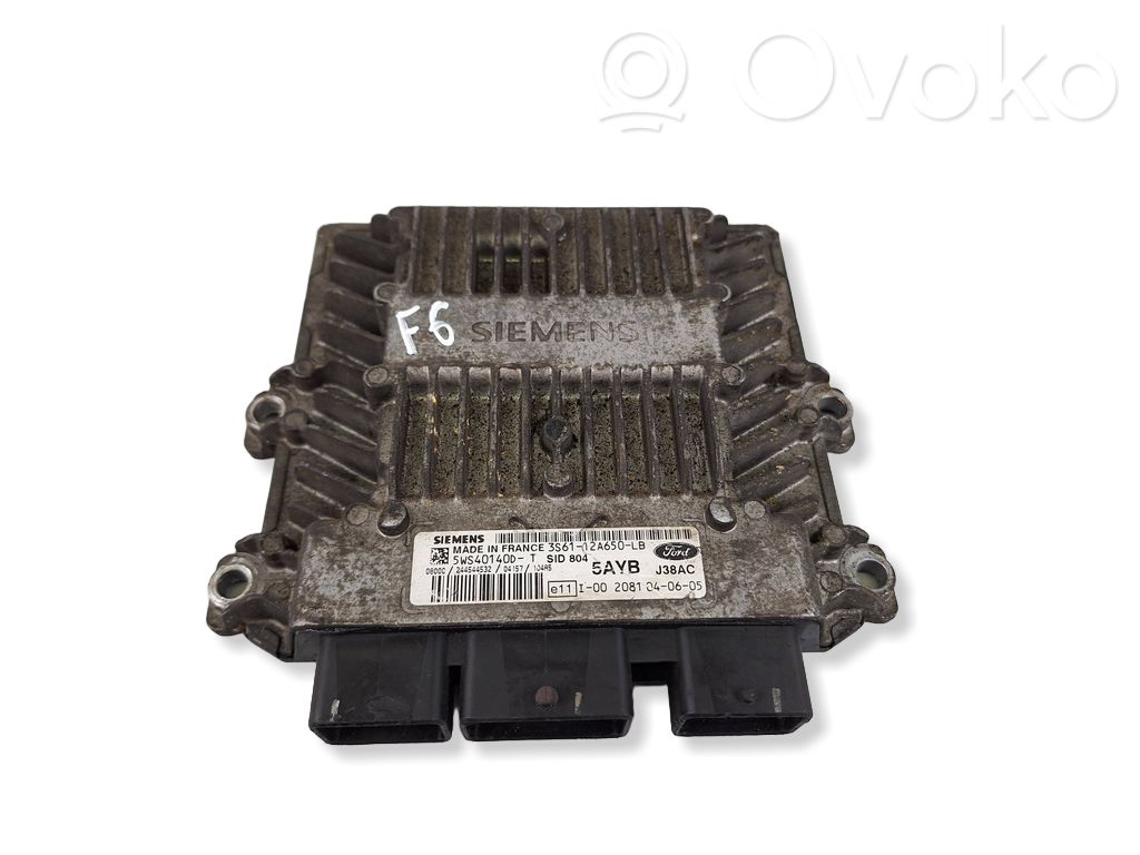 Engine control unit/module   3S6112A650LB,5WS40140D
