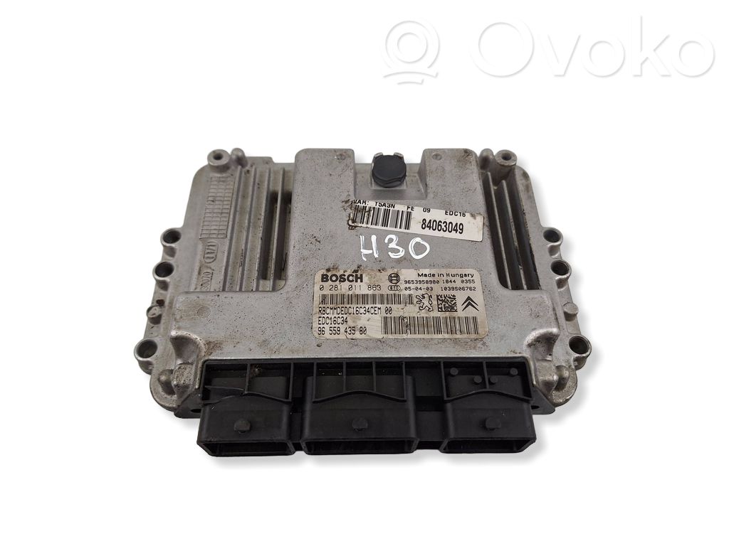 Citroen C4 I Engine control unit/module 