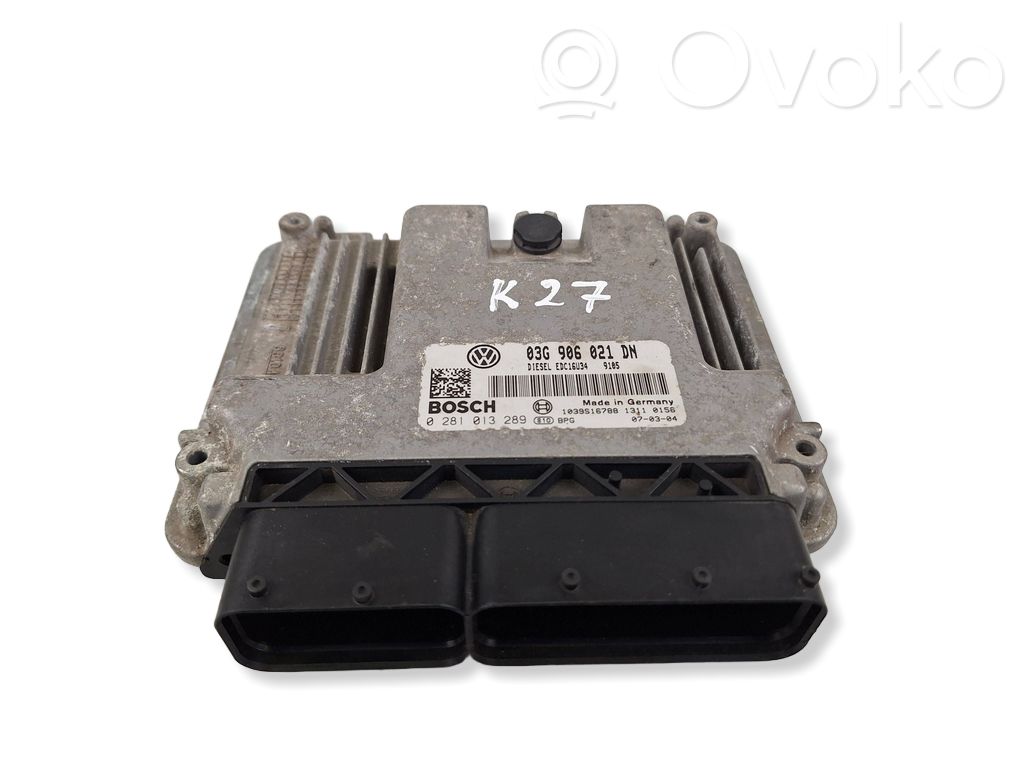 Engine control unit/module   03G906021DN,0281013289