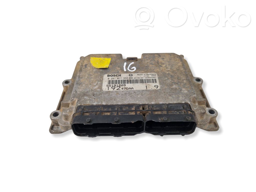 Fiat Stilo Engine control unit/module 