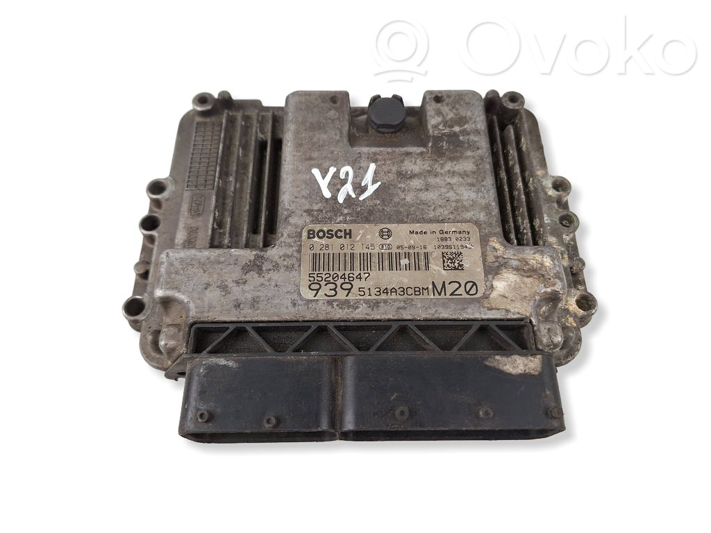 Engine control unit/module   55204647,0281012145,18830233,5134A3CBM