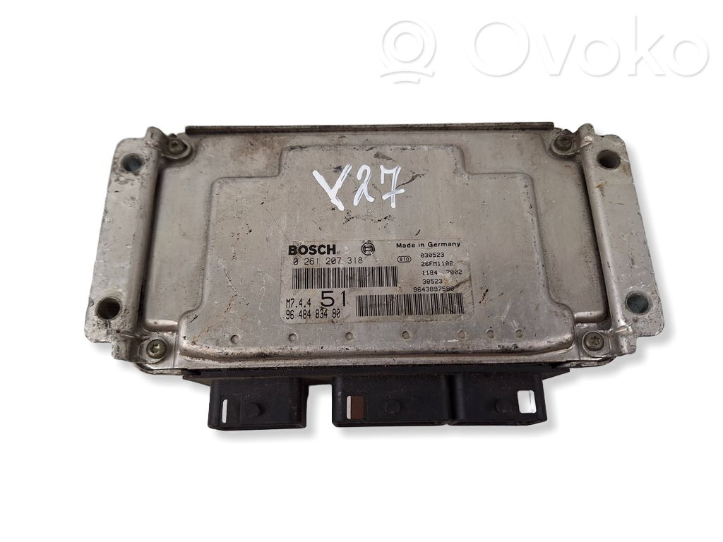 Engine control unit/module   9648483480,9643897580,0261207318