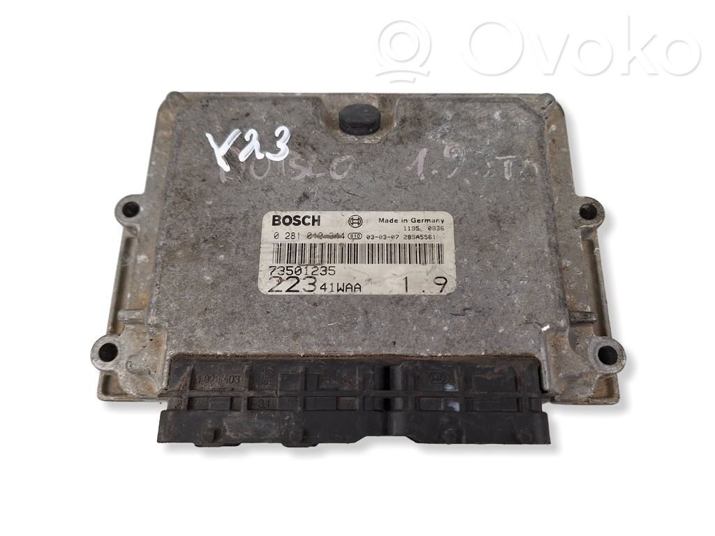 Fiat Doblo Engine control unit/module 