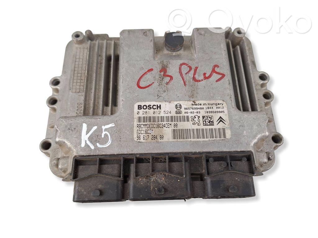 Citroen C3 Pluriel Engine control unit/module 