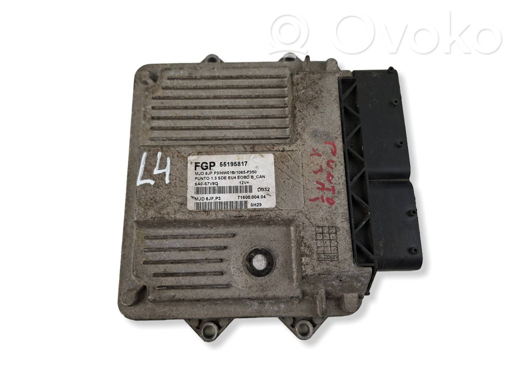 Fiat Punto (188) Sterownik / Moduł ECU 