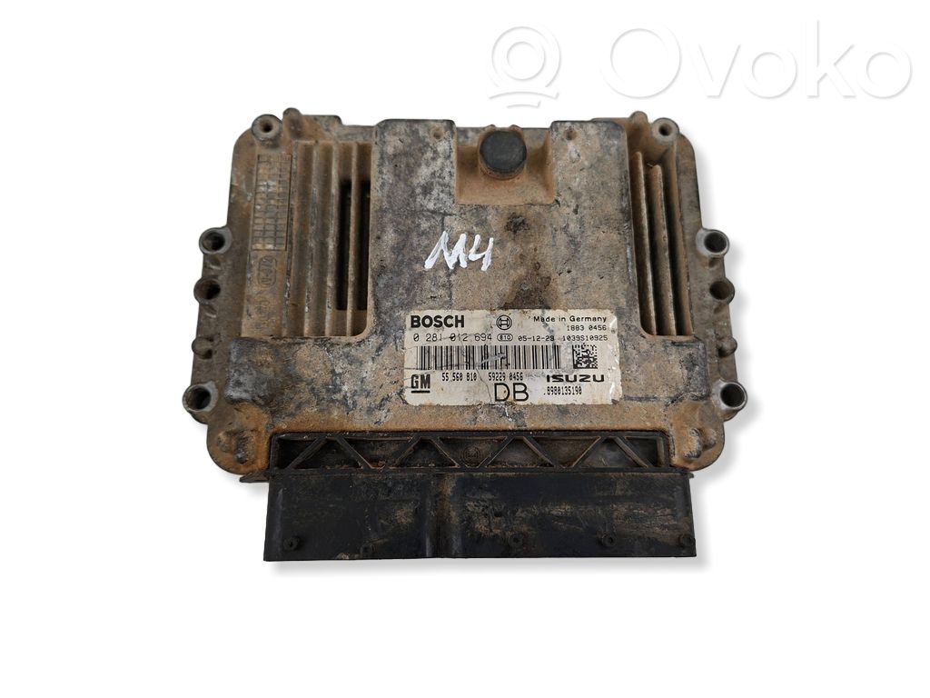 Engine control unit/module   8980135190,0281012694