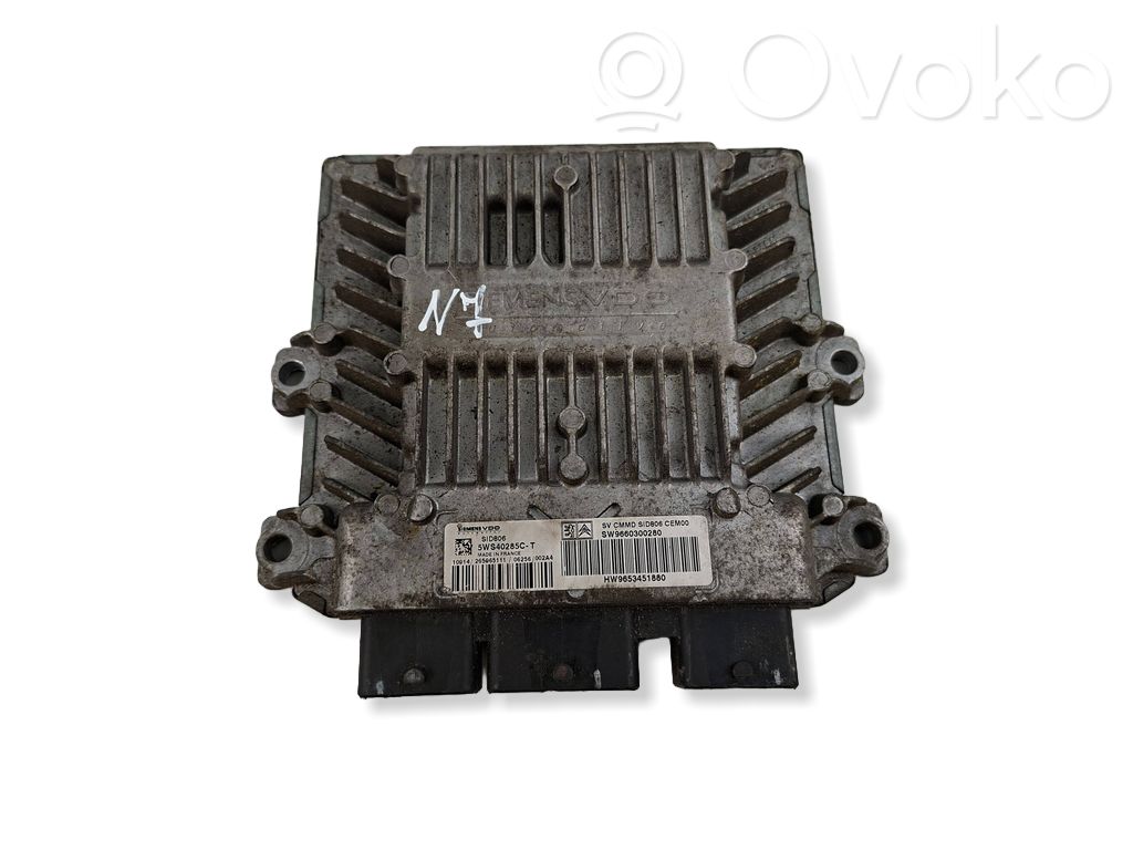 Peugeot 206 Engine control unit/module 