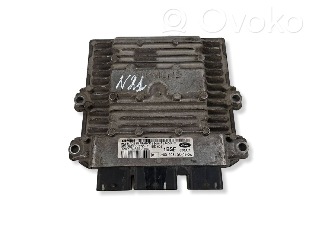 Ford Fiesta Engine control unit/module 