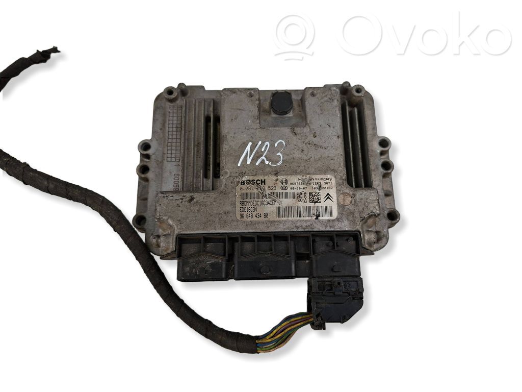 Peugeot 207 Engine control unit/module 