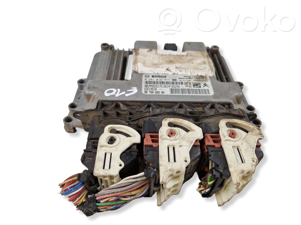 Peugeot 206 Engine control unit/module 